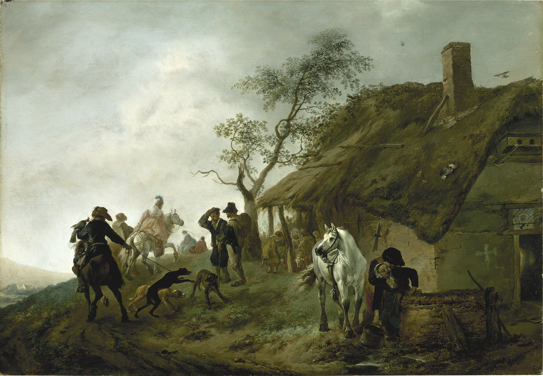Falconers Passing a Farmhouse | Museo Nacional Thyssen-Bornemisza